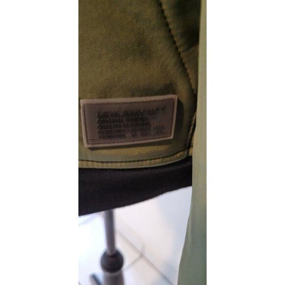 Levi's Jacket Mens S Green Collared Full Zip Pockets Water Resistant Coat - Picture 2 of 10